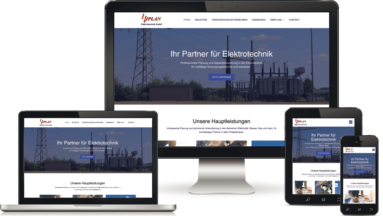 Webdesign in der Pfalz, BAQUE-Internetservice - Referenzen: HiPlan